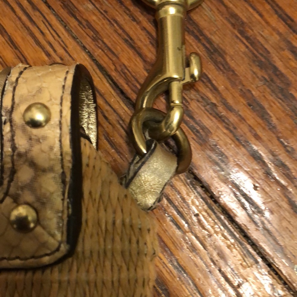 Coach Straw Python Clutch - image 5